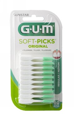 GUM Soft Picks mezizubní kartáčky Medium 80 ks