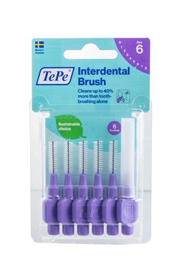 TePe Original 1,1 mezizubní kartáček fialový 6 ks