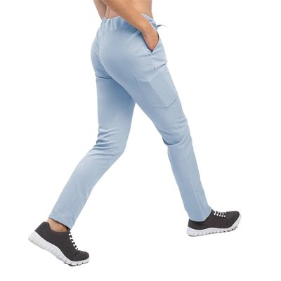 Dámské kalhoty, Elegant stretch, světle modré - XL