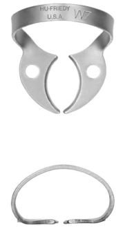 Rubber Dam Wingless Clamp W7 Hu-Friedy