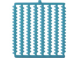 GEO Wachsretentionen - Packung 20 Retentionsgitter türkis, diagonal