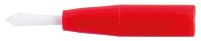 ORBIS Štěteček nasazovací, násadec červený, štěteček bílý, štětiny jemné 100ks