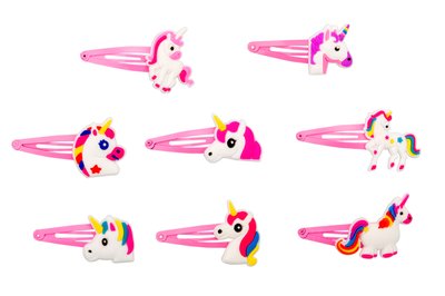 Zabawka - Spinka do włosów jednorożec 1 szt.