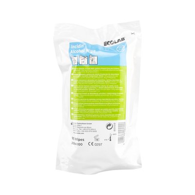 PROMOCJA Chusteczki alkoholowe Incidin wkład 90 szt. Ecolab do 31.05.2026