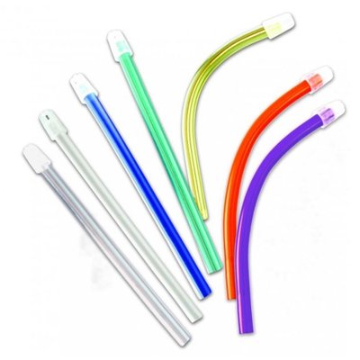 Yellow Point Odsávače slin, 100 ks - žlutý