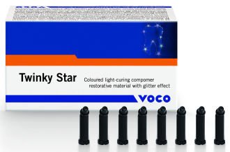 Twinky Star - kompomer, 25x0,25g modrý