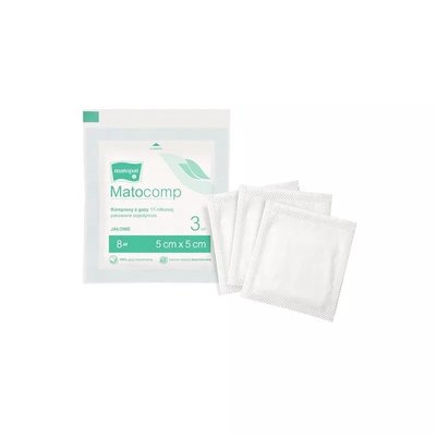 Kompresy z gazy jałowe 5x5cm (3szt)