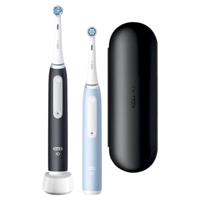 Oral-B iO Series 3 Matt Black/Ice Blue Duo elektrický zubní kartáček