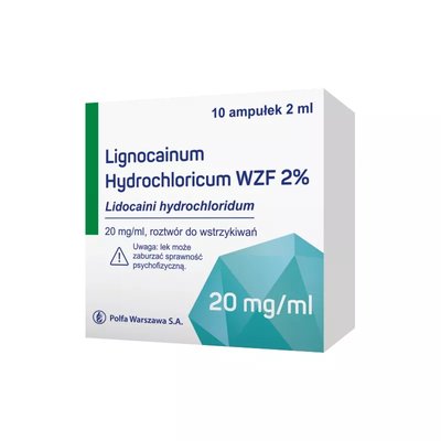 Lignocainum hydrochloricum 2% Polfa 10 ampułek x 2 ml