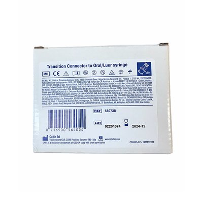 Transition konektor na stříkačku Oral/Luer, 30 ks