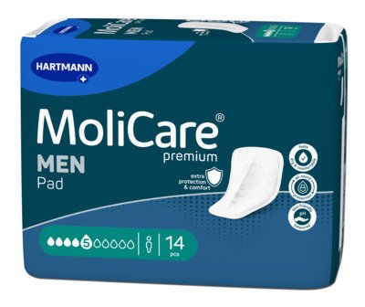MoliCare MEN 5 kapek inkontinenční pomůcky 14 ks