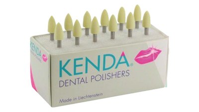 KENDA Composite Microfill - Packung 12 Stück blau ultra fein, RA, Figur 243 große Flamme, 13 mm, ISO 055