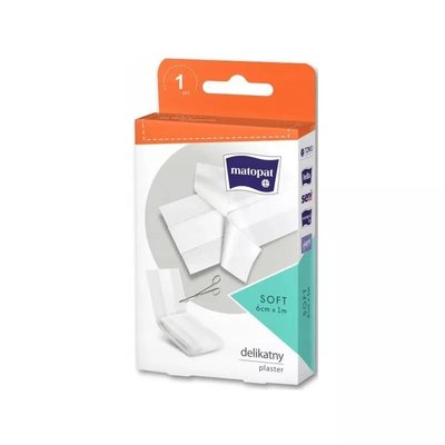 Plaster włókninowy z opatrunkiem do cięcia 6cmx1m