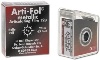 Bausch Arti-Fol Metallic 12 µm čiernočervená obojstranná