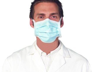 Maseczki Medicom wiązane typ IIR 50szt. niebieskie medyczne Safe+Mask Sofskin fog-free Medical Mask MD class I