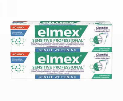 Elmex Sensitive Professional Whitening 2x 75 ml + Elmex 400 ml