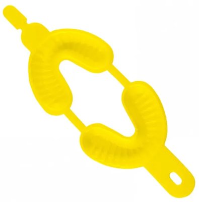 Fluoridační lžíce žluté medium 100ks