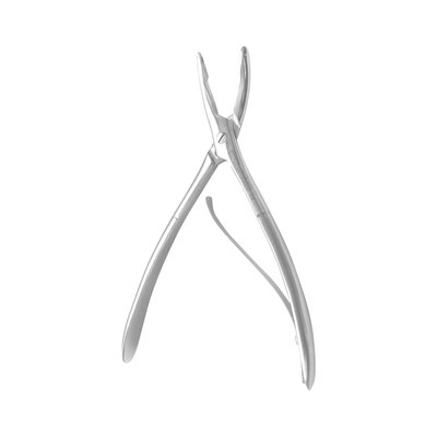 Luer kleště štípací na kosti silně zahnuté; 15,0 cm