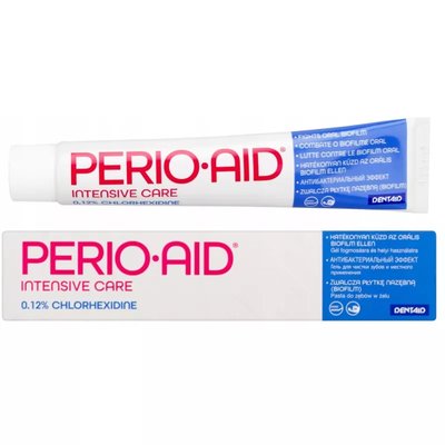 PERIO AID pasta do zębów z chlorheksydyną 0,12% żel na bolące dziąsła 75ml