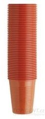 Dopla plastové kelímky (oranžové) 200ml, 100ks