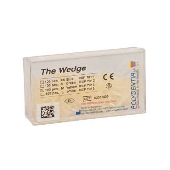 Interdentální klínky dřevěné, 17 mm bílé, 100 ks