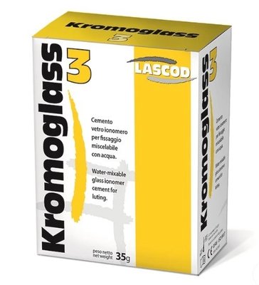 Kromoglass 3 - 35gr. cement glasjonomer.do uzup.protet.