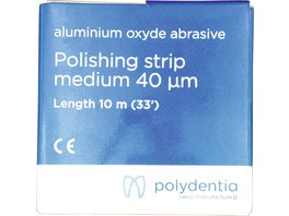 Abrasive Polishing Strip - Rolle 10 m Stück in Spender weiß, 60 µm