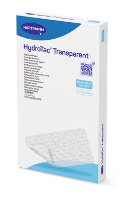 HydroTac Transparent hydrogelové krytí 10 × 20 cm 10 ks