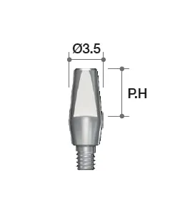 MEGAGEN OS Solid Abutment ø3.5 - PH=7.0