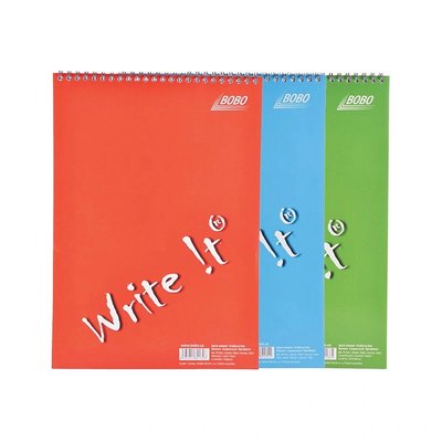 Blok kroužkový s horní spirálou A5, 40 listů - Čistý