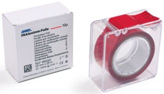 Occlusion Foil 12um/22 mm obojstranná červená