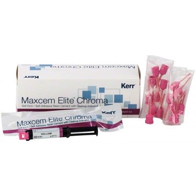 Maxcem Elite Chroma žlutý, 2x 5 g