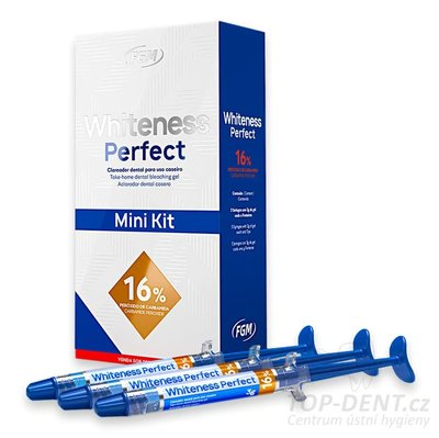 Bělící gel FGM Whiteness Perfect FP 16% Mini Kit – 3x3g