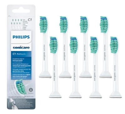Philips Sonicare ProResults HX6018/07 Standardní velikost hlavice sonického kartáčku, 8 ks