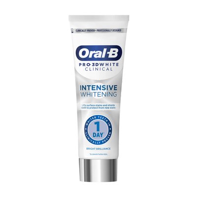 Oral-B Pro 3Dwhite Clinical Intensive Whitening Bright Brilliance zubní pasta 75 ml