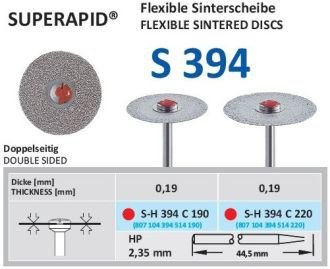 HORICO Superapid obojstranný C 22/0,19 mm