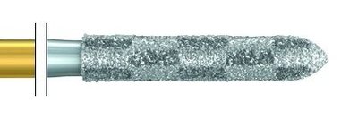 Strukturovaný diamant torpédo D19mm 014, S5879