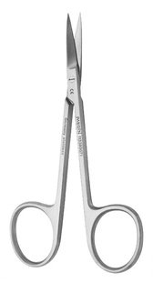 Nůžky oční rovné hrotnaté, 10 cm