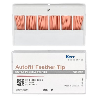 Ćwieki gutaperkowe 100 szt. Kerr - medium