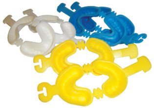 Łyżki do fluoryzacji #L Clarben 50 par; Duże niebieskie