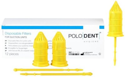 POLODENT jednorázové filtry pro sací jednotky