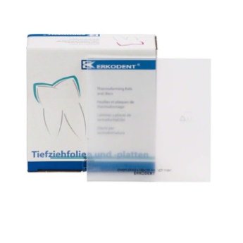FOLIE Erkodur 0,6 / 125x125 mm, čiré, 20 ks
