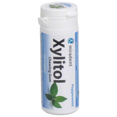 Miradent Xylitol - žvýkačky, 30ks peppermint