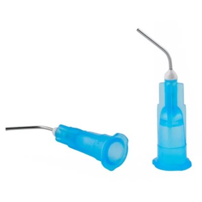 Końcówki do wytrawiacza, aplikatory igłowe 0,6mm niebieskie DR.9980.01 100szt