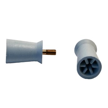 HS-Acclean rotační čistící profylaktické kartáčky šroubovací bez latexu bílé, 12ks