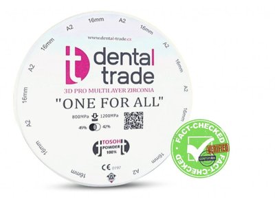 "ONE FOR ALL" 3D PRO Multilayer zirconia