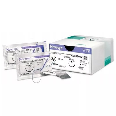 Nici Novosyn/Safil HR 22 przekrój igły okrągły Braun 36szt