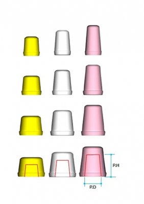 MEGAGEN AR, BD Comfort Cap ø4.0 - Comfort Cap P=5.5