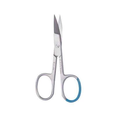 Jednorázové nůžky na nehty špičaté 95 mm, kovové, 25 ks