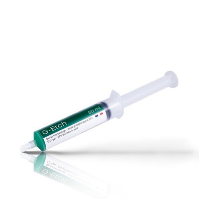 G-ETCH, JUMBO KIT, 38% kyselina fosforečná leptací gel, 1 x 50 ml stříkačka, zelená